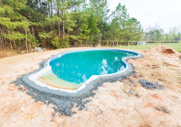 Pool Landscape Leveling in Bethlehem