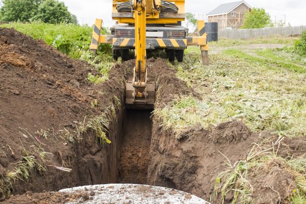 Drainage Trench Installation in Bethlehem